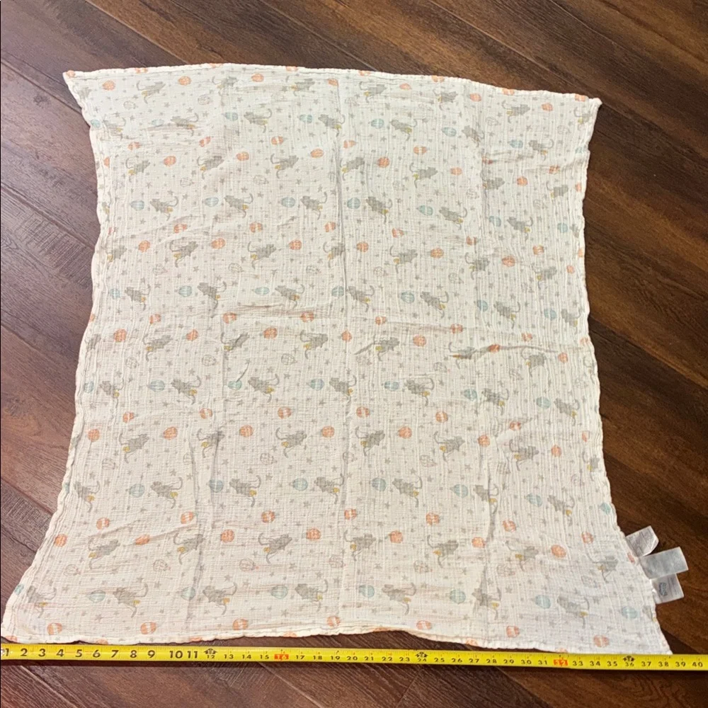 HUGE ADEN + ANAIS DISNEY DUMBO MUSLIN SWADDLE BLANKET SECURITY LOVEY BABY